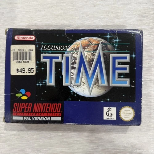 Illusion of Time - Nintendo SNES - Boxed - PAL!