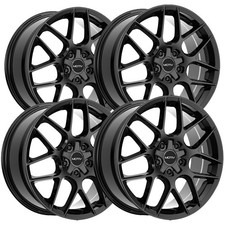 Set Of 4 Motiv 435b Foil 18x8 5x4.55x120 42mm Gloss Black Wheels Rims