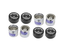 2441 - USA-Made Chrome Plated Wheel Bearing Protectors with 23B Bra (2 Pairs)