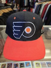 Vintage Philadelphia Flyers Snapback Hat Embroidered NHL Logo Wool Hockey G Cap