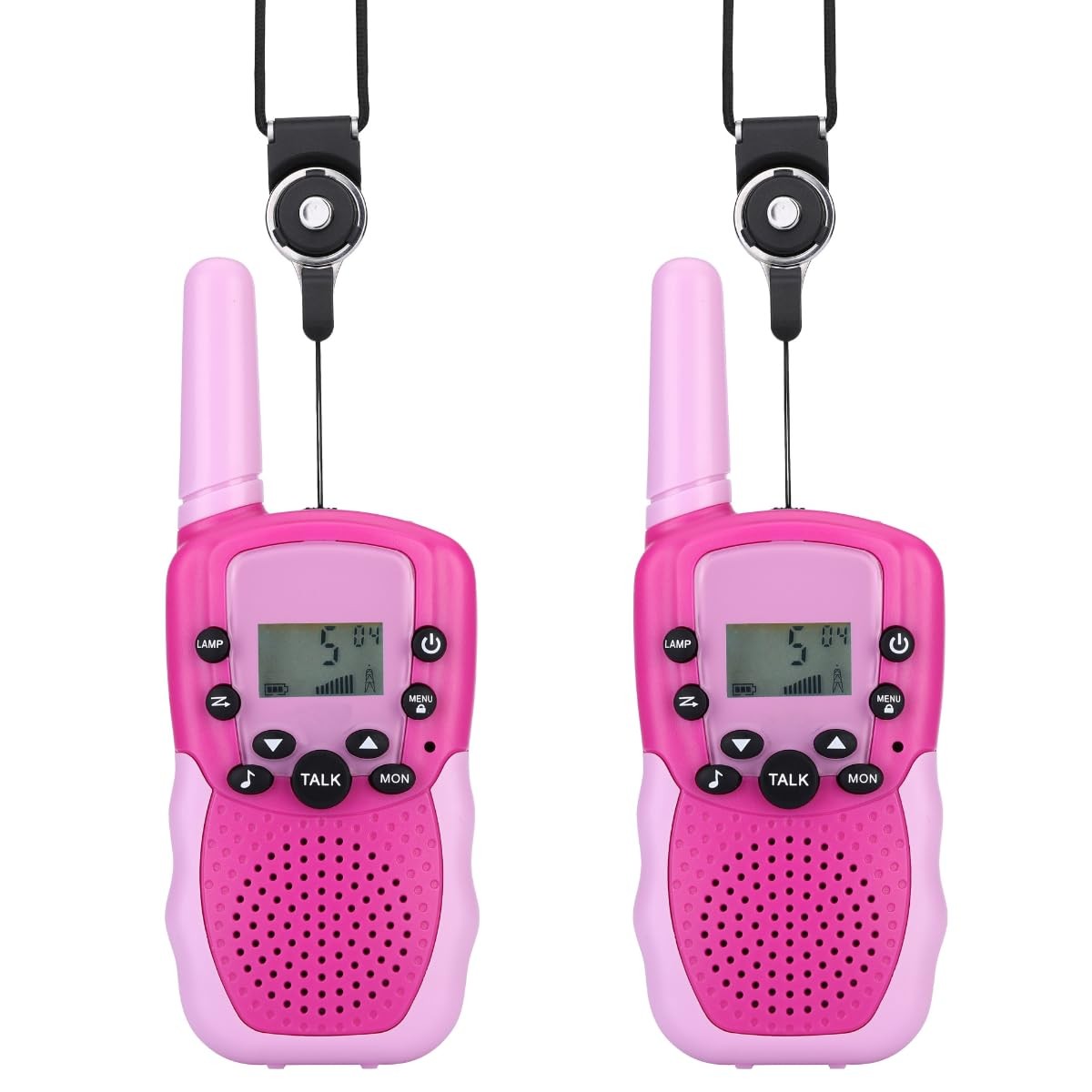 Talkies-walkies enfants avec fonction mains libres VOX et piles fournies