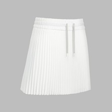 G/Fore G4 Womens Small White Micro Pleat OPS Golf Pickleball Skort New Nwt
