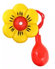 Clown Spritzblume gelb als Kostümzubehör un...