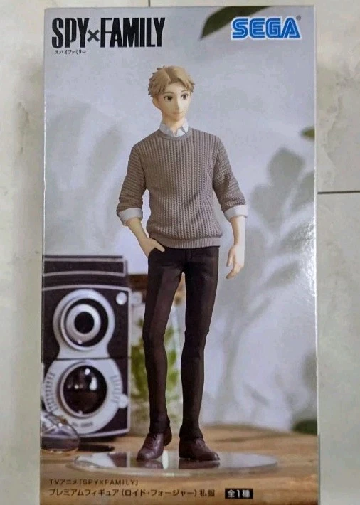 SPY x FAMILY Loid Forger Casual Wear Premium Figure SEGA Japan New Authentic