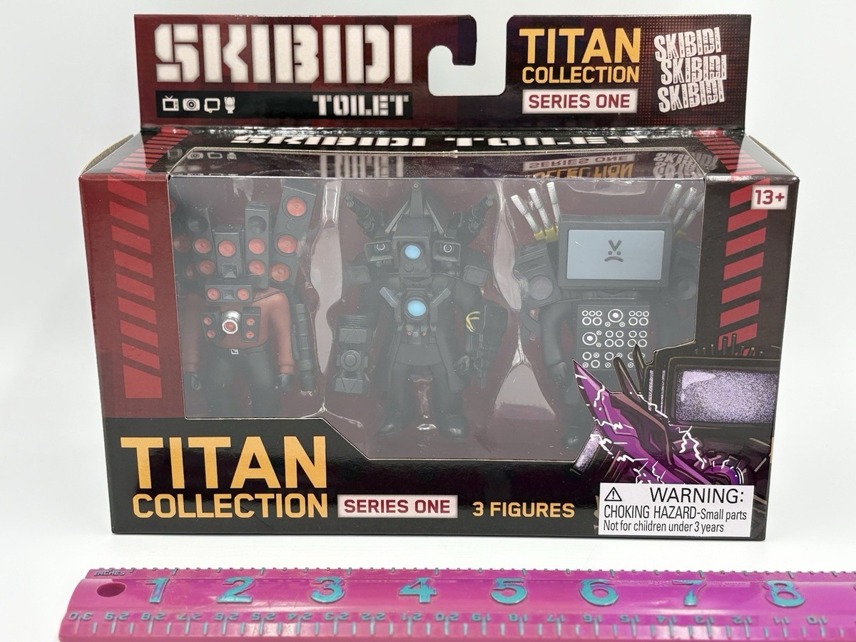 Skibidi Toilet タイタンコレクション 公式 フィギュア 3 Amazon.com: Skibidi Toilet Titan 3 Pack – All-New Collectibles