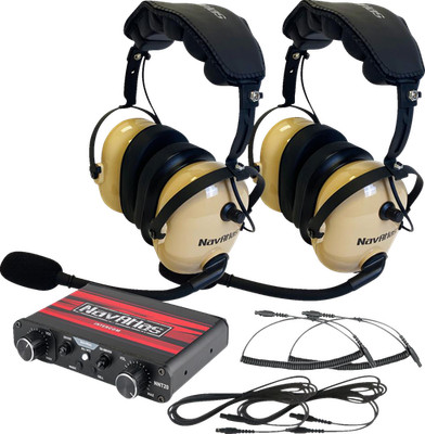 Navatlas NIO232PK Communication System - Over-the-Head Headset - Beige