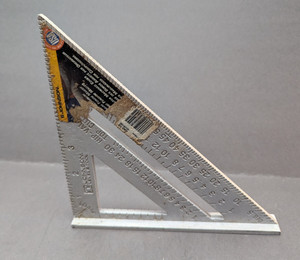Johnson HAS-1B Level & Tool Square Triangle Roofing Rafter & Carpentry Ruler