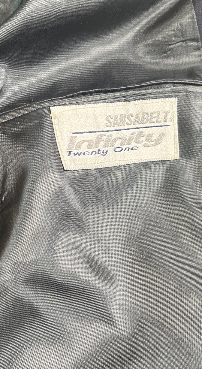 vintage sansabelt blazer jacket infinity twenty one Sz-48r image 8