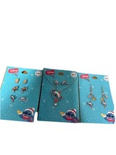 Claire s Disney Lilo Stitch Christmas Holiday Jewelry Lot 5 Earrings 1 Necklace