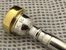 Vincent Bach Corp. 5C Trumpet Mouthpiece Vintage Small Round Classic Tone