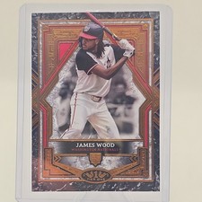 2025 Topps Tier One James Wood Bronze Foil Rookie Washington Nationals RC