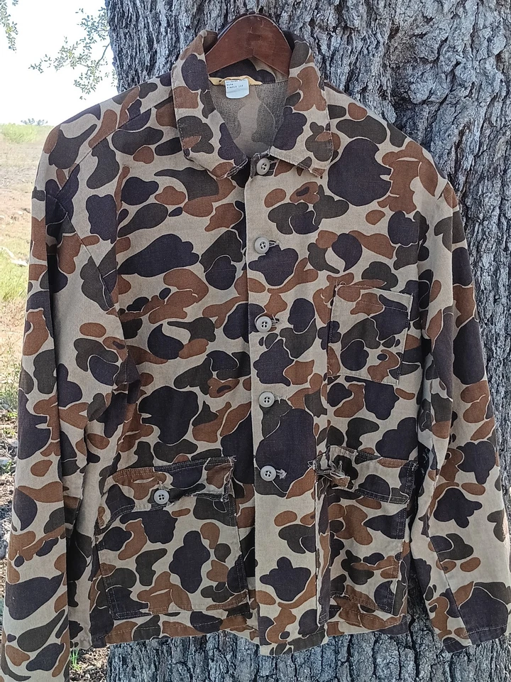 Conjunto Ranger de Colección Años 70 L Raro Campamento Pato Nube Camuflaje Chaqueta de Caza y Pantalones a Juego Foto 3 de 4