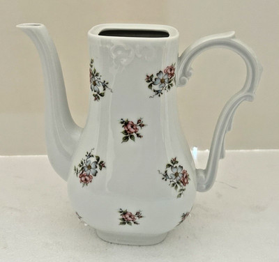#596 Princess House Rose Garden Coffee/ Tea Pot with out Lid new open box.