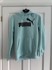 Men’s PUMA Essentials Hoodie in Light Blue, Small