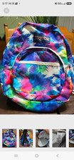 JanSport Half Pint Mini Backpack Tie-Dye Multicolor Polyester Zip JS00TDH6