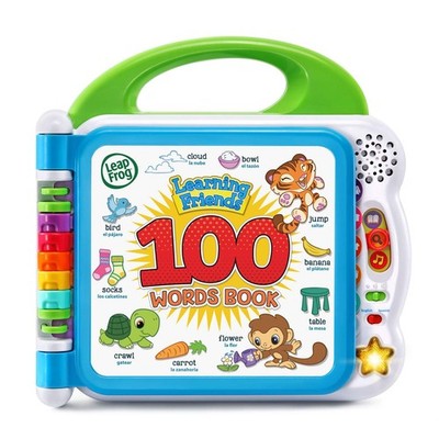 LeapFrog Learning Friends 100 Words Book, Green 9.4'' x 9.2'' x 1.9'',