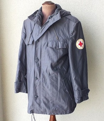 German R e d C r o s s Vintage Parka - Anorak Original Komplett Nie Benutzt