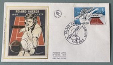 France 1978 FDC Soie Roland Garros 1928-1978 YT 2012 Premier Jour Paris