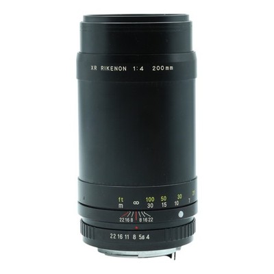 Ricoh Rikenon XR 200mm 200mm 1:4 4 Lens Telephoto Lens with Pentax