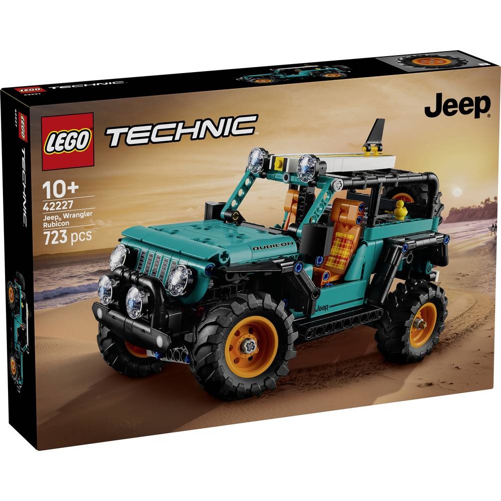 Maquette 42227 LEGO Technic Jeep Wrangler Rubicon finitions haut de gamme