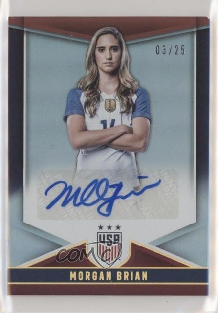 2016 Panini US National Team Holofoil 3/25 Morgan Gautrat Brian #A-MB Autogramm 2ra