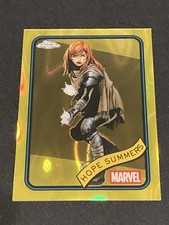 2025 Topps Chrome Marvel - Hope Summers #73 - Yellow Lava Refractor