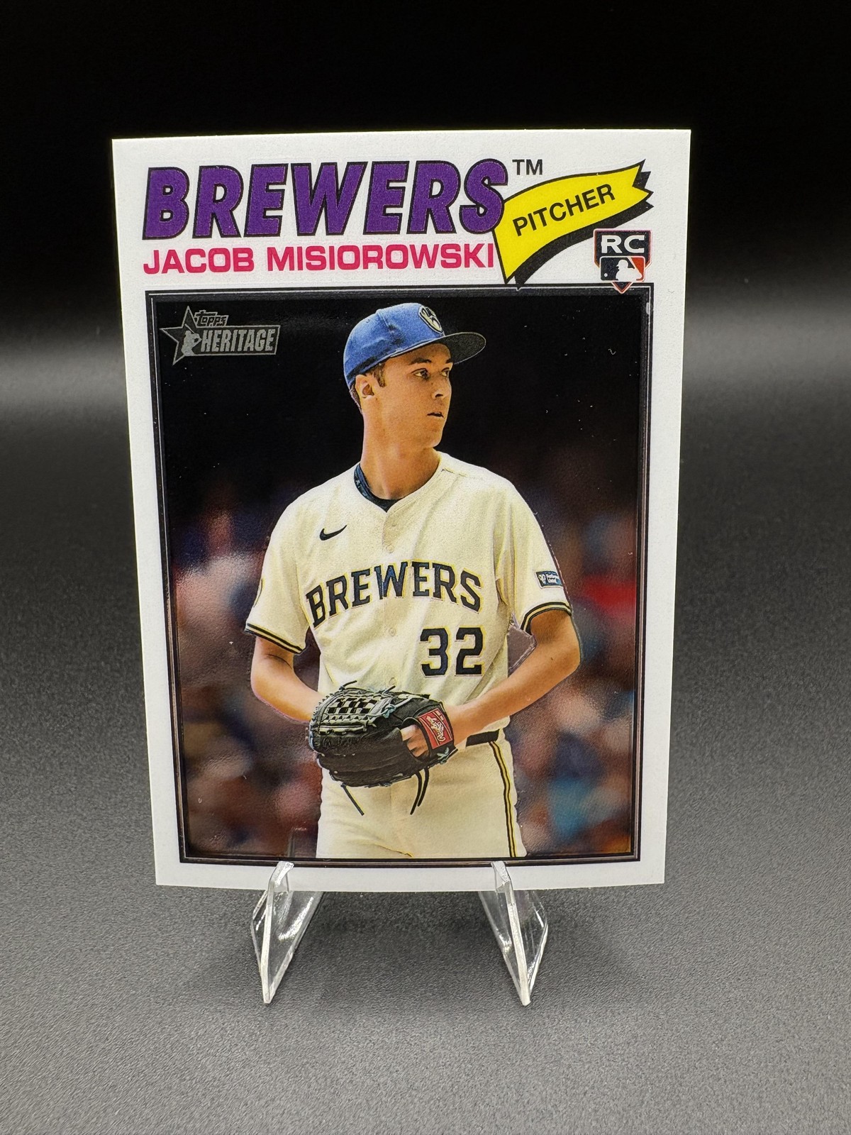 2026 Topps Heritage #144 Jacob Misiorowski Chrome