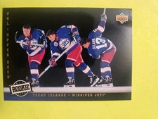 TEEMU SELANNE 1993 U.D ALL-ROOKIE TEAM  #281 WINNIPEG