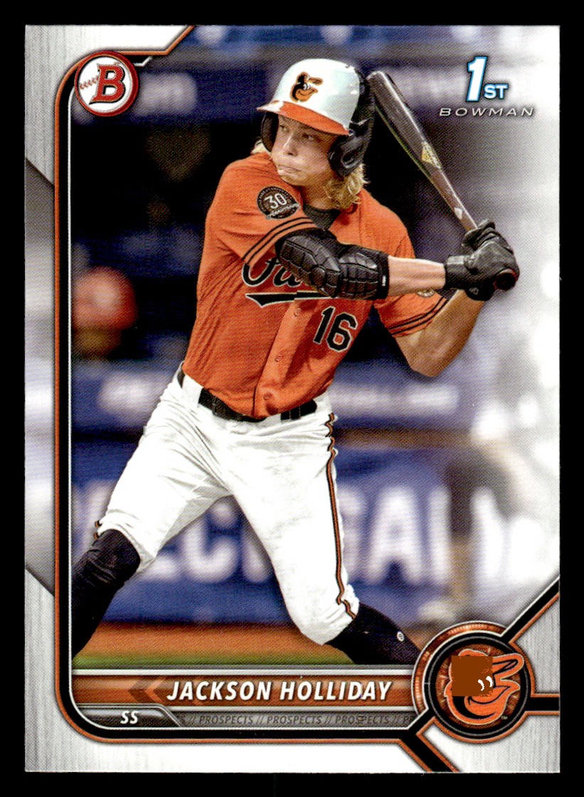 Jackson Holliday 2022 Bowman Draft #BD-168 QTY