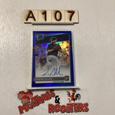 2020 Donruss Optic Rated Rookies Logan Allen #RRS-LA Blue /75 Prizm Auto
