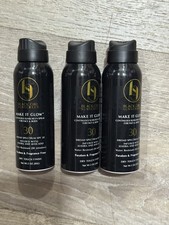 3 Pack Black Girl Sunscreen Make It Glow Sunscreen Spray SPF 30 3oz exp 6/25