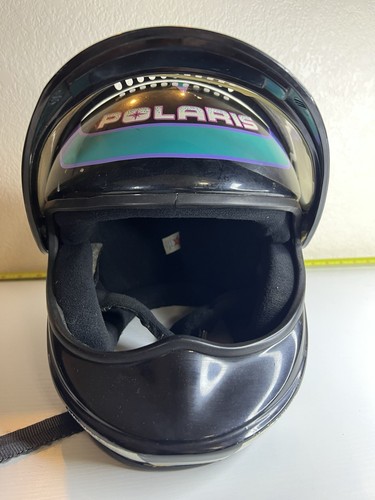 Vintage Polaris By Bell Indy Snowmobile Helmet Full Face USA Made Size Large - Picture 8 of 18