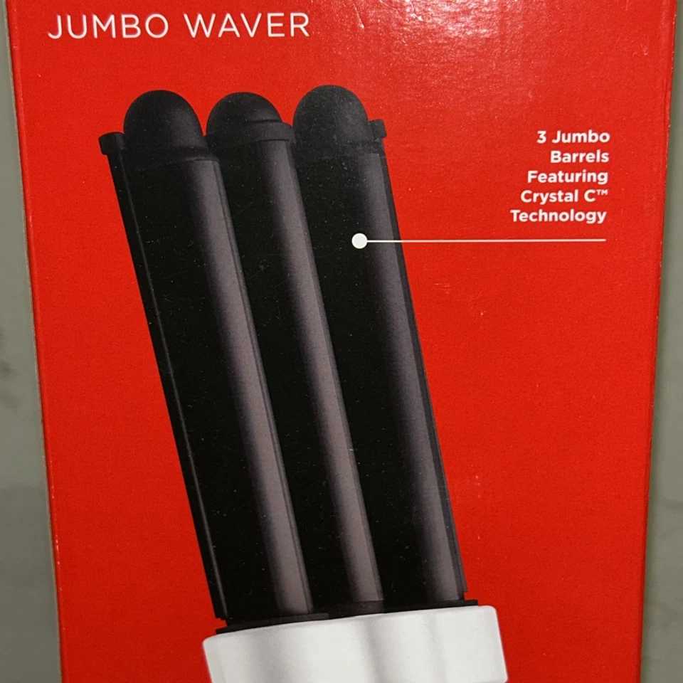 Revlon Wave Master Jumbo 3 barriles vacilante de pelo cable giratorio ajuste de calor múltiple Foto 4 de 4