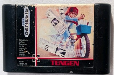 Paperboy (Sega Genesis, 1991) Cartridge Only -  Authentic - Tested - Working