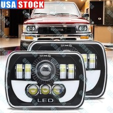 Pair Fit For Toyota Tacoma 1995 1996 1997 5x77x6inch Led Headlights Hilo Beam Pair Fit For Toyota Tacoma 1995 1996 1997 5x77x6inch Led Headlights Hilo Beam