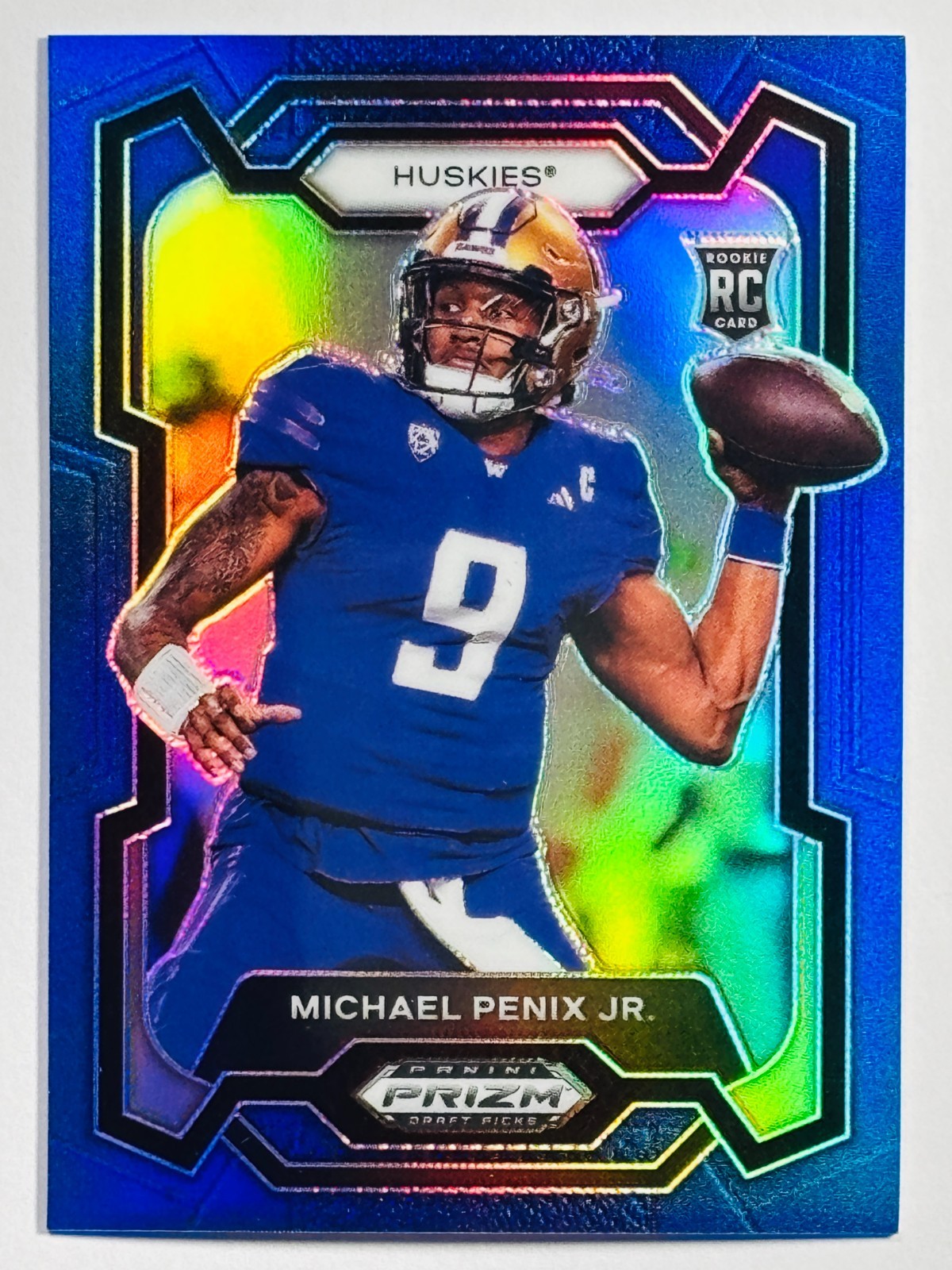 2024 Panini Prizm Draft Picks Michael Penix Jr. RC Blue /199 Washington