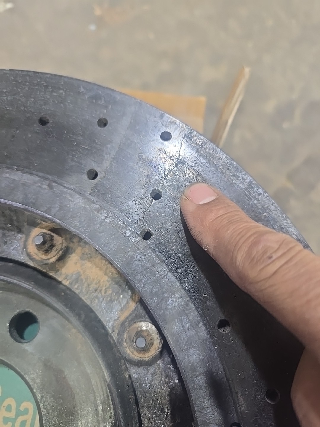 2014 Audi R8 left Rear ROTOR