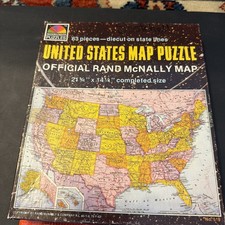 United States 63 Piece Map Puzzle
