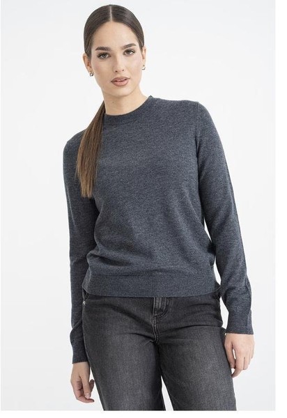 Women Paul Green Sweater Navy Wool 38 / M / 46