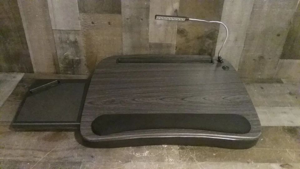 Sofia+Sam Whitewash top Portable Memory Foam LapDesk USB Light - Image 4 of 4