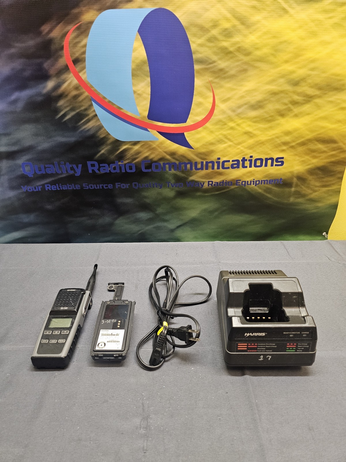 Harris XG-75 Pe EVXG-PB78BE Phase II 2 TDMA P25 Trunking 800 MHz Two Way Radio