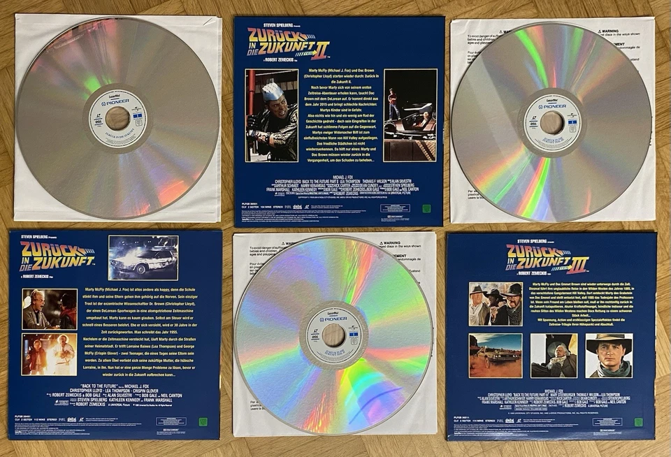 Laserdisc Zurück in Die Zukunft Trilogie Widescreen Dolby Surround PAL Deutsch - Bild 4 von 4