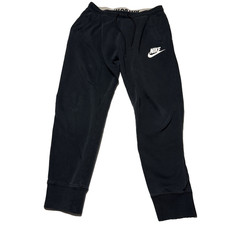 Vintage Y2K Nike Sweatpants Joggers Adult Medium Black Large Swoosh