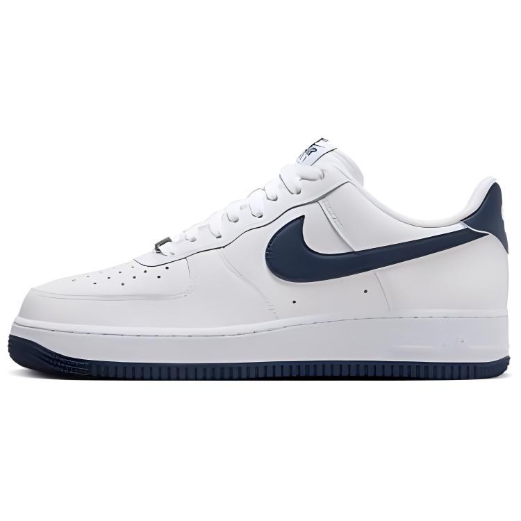 Nike Air Force 1 '07 White Midnight Navy - FJ4146-104 | eBay
