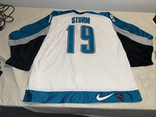Nwt Authentic Marco Sturm Nike San Jose Sharks Jersey Mens 52 Auto Mic Sewn 90s