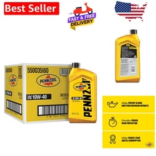 Convenient 6-Pack of 10W-40 Motor Oil - Protects Engines & Enhances Performance