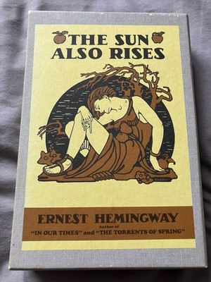 The Sun Also Rises Hemingway First Edition Library Facsimile DJ Slipcase 1926