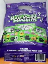 Brand New  Crazy Fun 32 Mini Halloween Mystery Mochis Squishy Bags