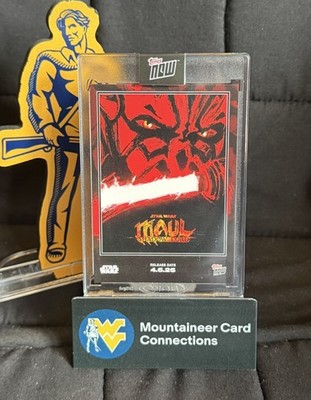 DARTH MAUL 2026 Star Wars Topps NOW Shadow Lord Encased Trading Card (In Hand)