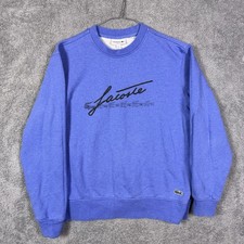 Lacoste Sweatshirt Men  s L FR 5 Sweater Jumper Pullover Classic Fit Terry Knit